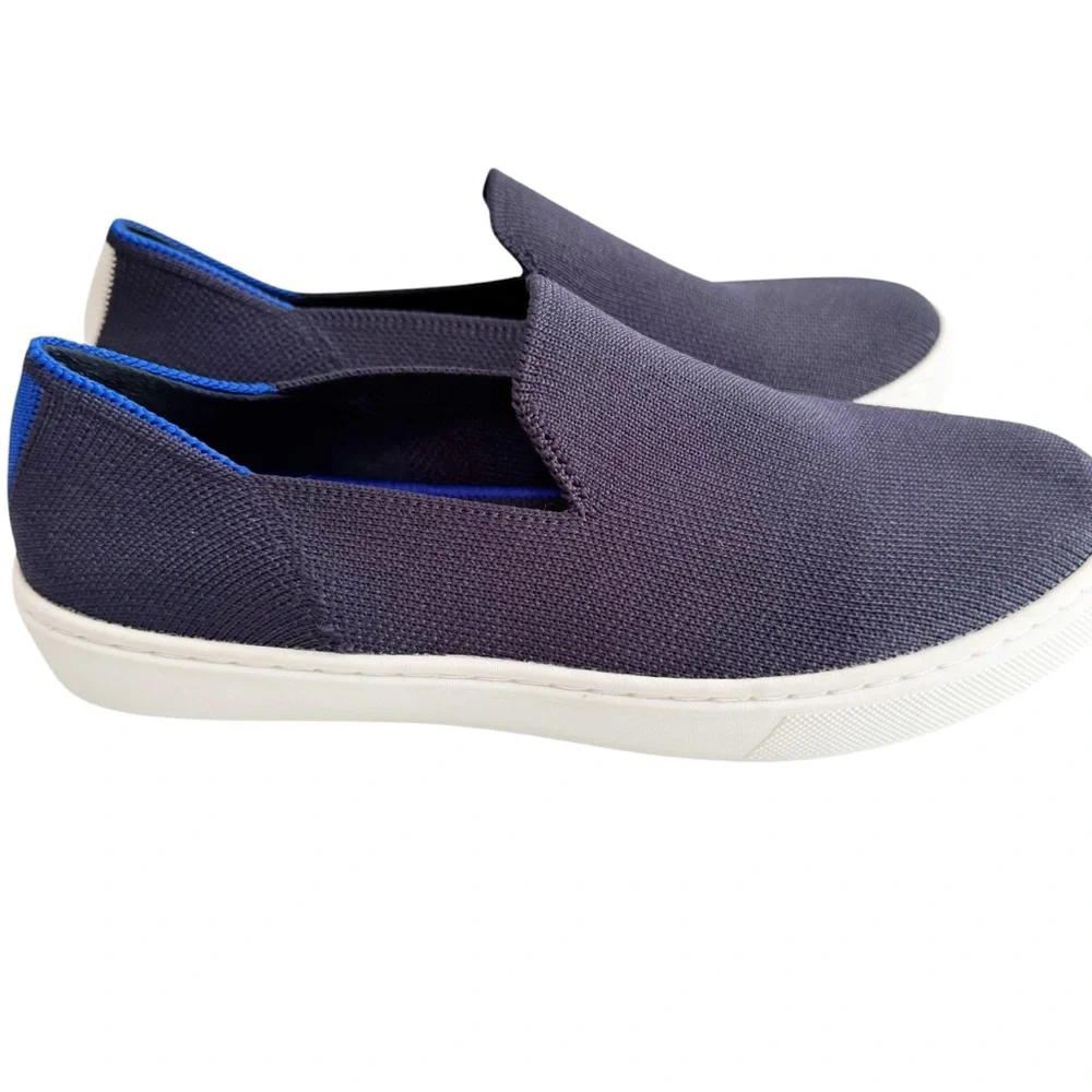 Rothy’s The Original Slip On Navy Blue Sneaker 4